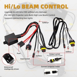 12V/24V H4 9003 không thấm nước Dây nịt điều khiển cho LED chiếu ống kính đèn pha HID Đèn pha Bóng đèn Xenon chuyển đổi <span class=keywords><strong>Kit</strong></span> - Product Image 3