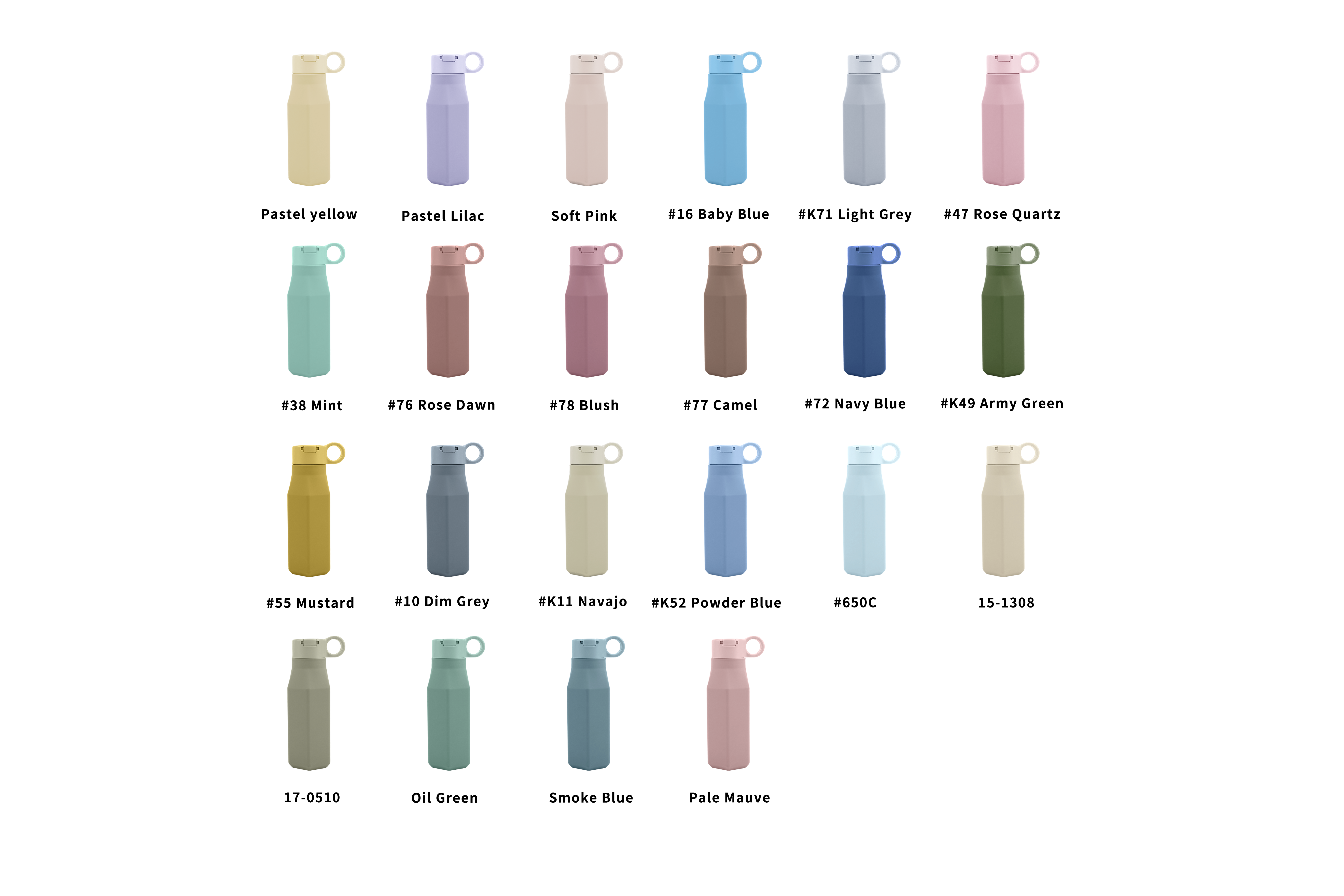 Bouteille d'eau du silicone BX0067