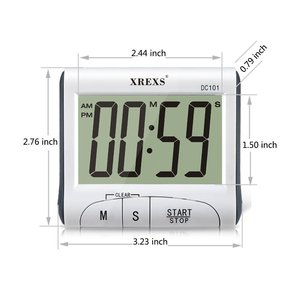 Magnetische digitale Küche Countdown Timer Kunststoff Kochuhr mit Magnet zurück und Clip - Product Image 2