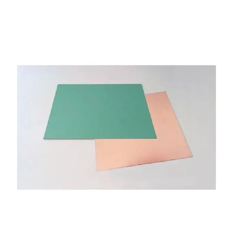 Hot selling TC1.5w PET copper foil 5oz thick 1.6mm aluminum substrate 5052 aluminum copper laminated plate A4 size sample
