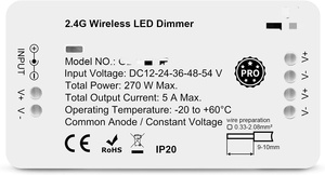 Zigbee RF LED Pixel Controller indirizzabile striscia luce di controllo effetto di illuminazione dinamica per WS2811 WS2812 flessibile fai da te - Product Image 2