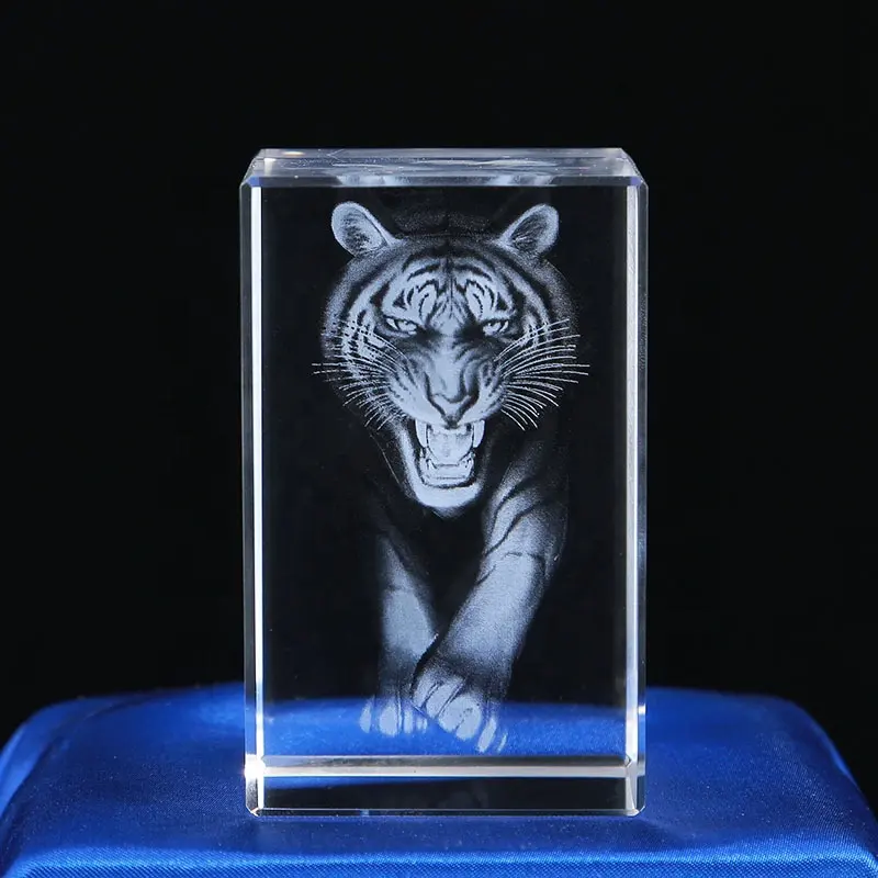 Moldura de cristal cubo para fotos, impressão a laser 2D/3D gravada em UV, amor, casamento, aniversário, presentes de aniversário, amigos