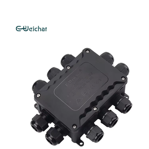 IP68防水10ウェイケーブルコネクタ電線端子ボックス絶縁壁マウント電子機器エンクロージャー - Product Image 3