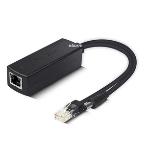 <strong>10</strong>/100Mbps DC Micro Type-C USB PoE Splitter 48V 24V to 5V 12V Power Over <strong>Ethernet</strong> Rj45 Adapter - Product Image 1
