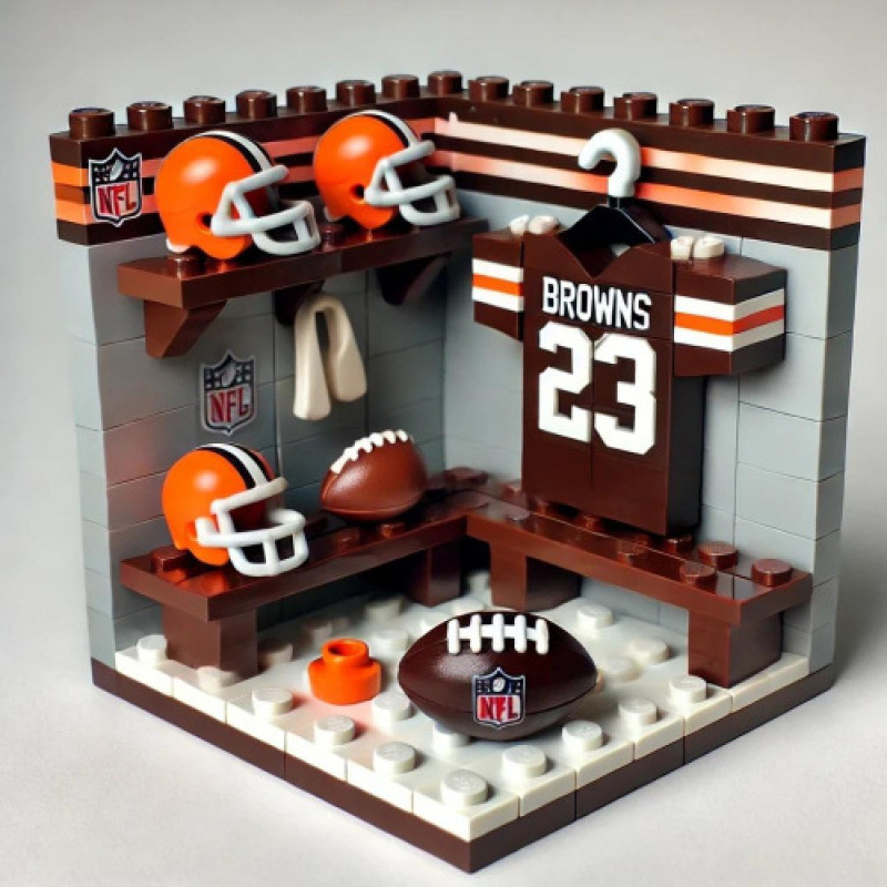 Bloques de construcción para vestidor - 22 Cleveland Browns