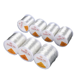 <strong>Elastic</strong> Bracelet <strong>String</strong> <strong>Cord</strong> Stretch Bead <strong>Cord</strong> for Jewelry Making and Bracelet Making White with Beading Accessories - Product Image 1