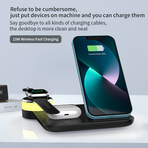 Yeni varış Android ve IOS cep telefonu 15w kablosuz şarj hızlı şarj için Apple Iphone izle Earpods - Product Image 4