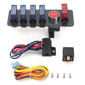 12V Rennwagen Schalttafel Starter Licht Kipp zündung Motor Start Stopp Druckknopf Set Kit - Product Image 6