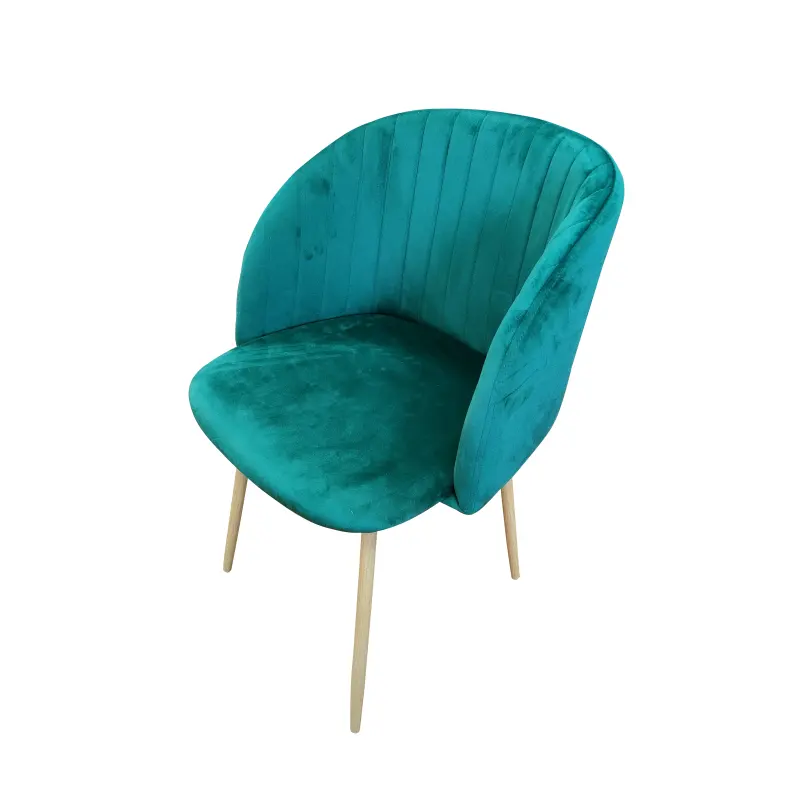 Đồ nội thất ghế nhà bếp nhung đầy màu sắc ghế phòng ăn chaises nhung ghế ăn gỗ chân đồ nội thất nhà vải hiện đại