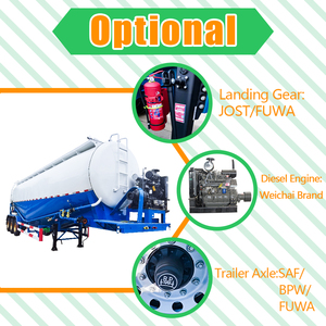 High Quality 3 4 Axle Bulk <strong>Cement</strong> Tanker Semi Trailer Customized <strong>30</strong> CBM 40 Cubic Meters <strong>Cement</strong> <strong>Bulker</strong> Trailer
