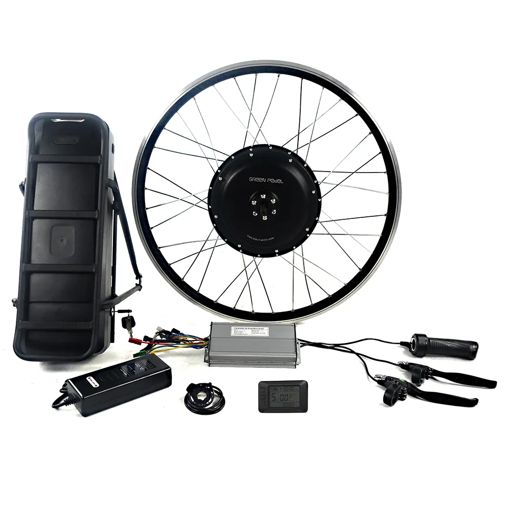Greenpedel-motor de bicicleta eléctrica, 1000w, 48v, rueda delantera, kit de e-bike barato
