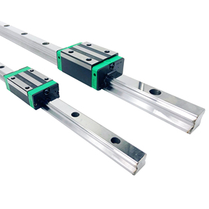350MM Linear <strong>Rail</strong> 2PCS HGR15 Linear Guide <strong>Rail</strong> HGH15 Linear <strong>Slide</strong> <strong>Rail</strong> with Carriage Slider Block <strong>CNC</strong> <strong>Kit</strong> - Product Image 1