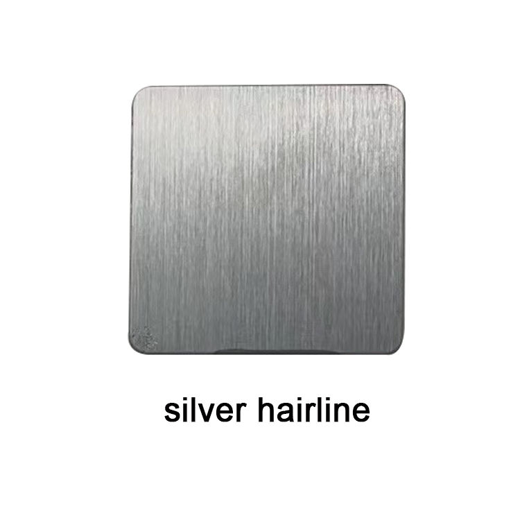 Ligne de cheveux argentée