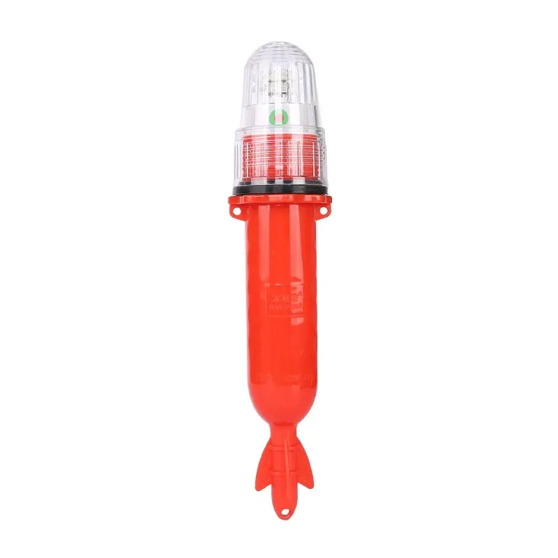 Luz LED de red de torpedo de 3V, dos colores, rojo y verde, de alto brillo, especial, señuelo de pesca, luces para pesca