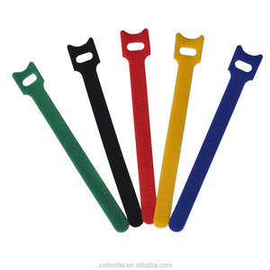 Gancho y lazo autoadhesivo reutilizable de uso simple conveniente colorido ajustable multifunción al por mayor correa de amarre de cables - Product Image 1