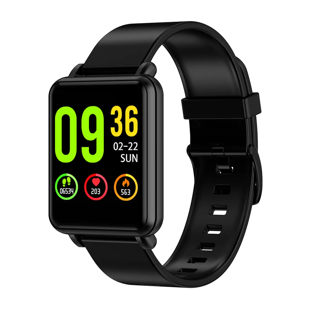 High end full touch screen IP68 waterproof smartwatch heart rate blood pressure measurement smart watch