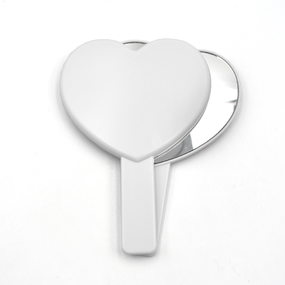 heart shape makeup mirror