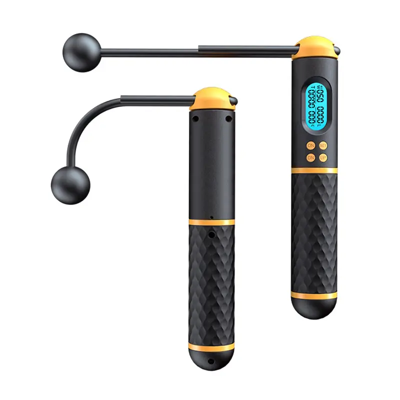 Weighted Rope Skipping Rope Sport Training Speed Weighted Digital Cordless Jump Rope Skipping Rope With Counter