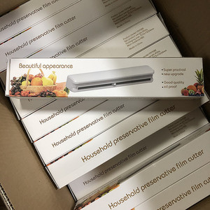 家用塑料薄膜切割机厨房食品包装分配器切割机冰箱吸盘保鲜膜包装分配器锋利切割机 - Product Image 2