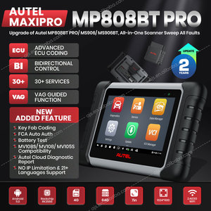 MaxiPRO MP808BT PRO Android Bi-Directional OE-<strong>Level</strong> Autel Diagnostic Tool OBD2 Scanner Advanced ECU <strong>Coding</strong> As MS906BT MK906 Pro - Product Image 3