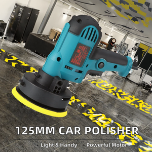 Máy đánh bóng xe công suất cao 125mm cầm tay với miếng đệm máy 5 inch dụng cụ tẩy lông sàn điện để sửa chữa vết xước bề mặt gỗ - Product Image 4