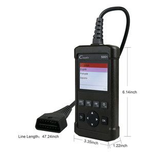 2024 Creader 5001 Obd2 Eobd herramienta de diagnóstico automático Obd 2 Obdii lector de código escáner CR5001 con varios idiomas - Product Image 2