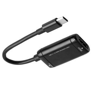 USB3.1 TYPE-C 到 HDMI 适配器 1080P 男/女转换器视频转换电缆为 Android 手机平板电脑