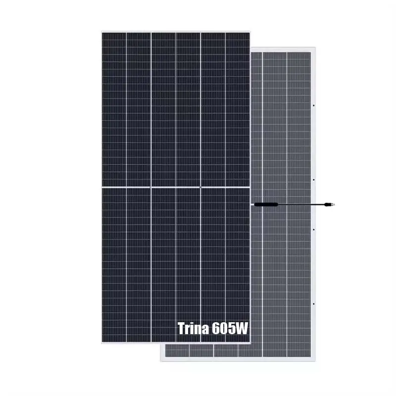 Trina TSM-DEG20C.20 Nタイプ605Wソーラーパネル商業用および産業用ソーラープラント用の高エネルギー低コスト