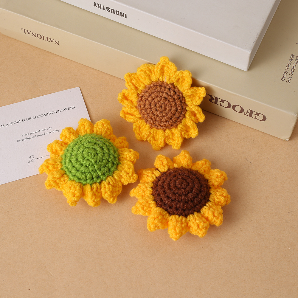 Cabeza de girasol de 9,5 cm (especifique el color)