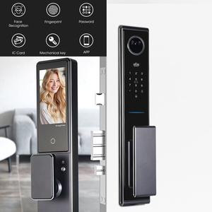 Smart serrature 2025 porta 3D faccia codice di riconoscimento delle dita NFC carta d'identità di sblocco WIFI in alluminio serratura della porta - Product Image 1