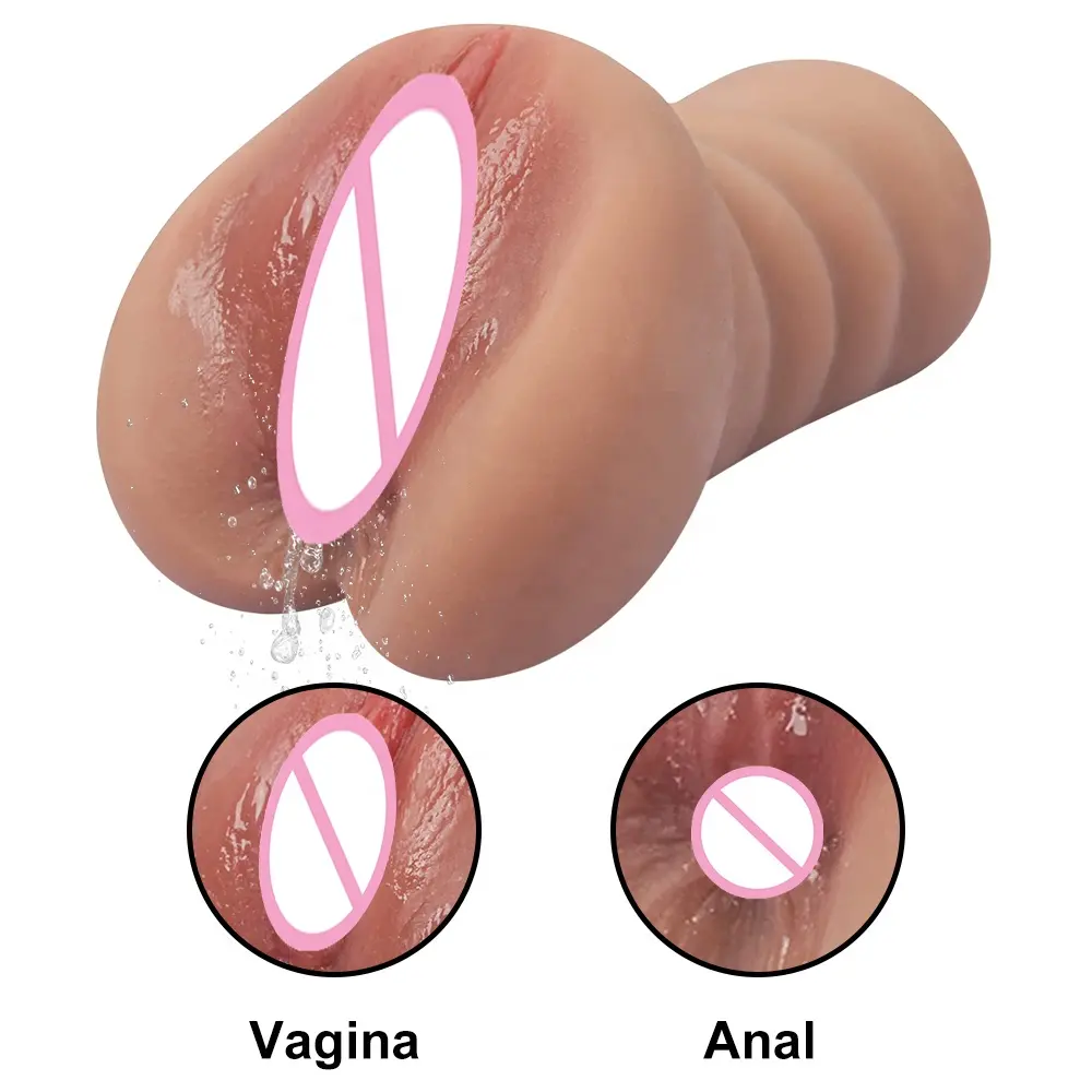 Penis Masculino Masturbador Mulheres Vagina Real Anal Portátil Para O Homem Bolso Artificial Pussy TPE Órgãos Para Homens Sexo Adulto Brinquedos