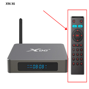 Toptan X96 X6 akıllı Android TV kutusu uzaktan kumanda evrensel IR ev kullanımı için haddeleme kodu kızılötesi özellikleri - Product Image 6