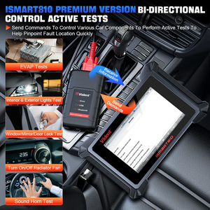 VIDENT ISMART810 strumenti di diagnostica per auto tutto il sistema 40 + Reset Test attivo ECU codifica chiave di programmazione OBD2 Scanner può FD DoIP - Product Image 6
