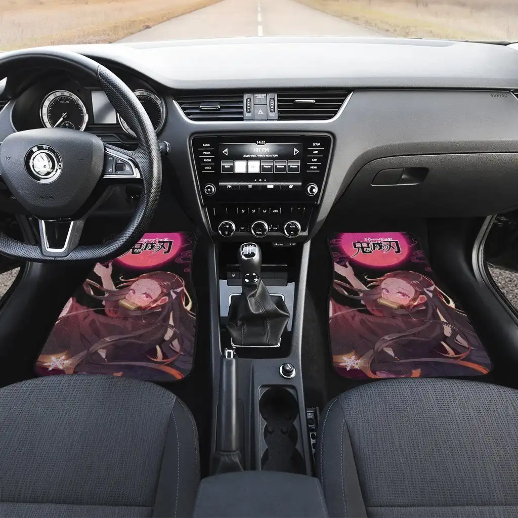 Stampa belle ragazze Anime giapponesi tappetini per auto personalizzati accessori per auto Anime di alta qualità durevole tappetino universale per auto