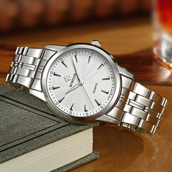 Minimalist Windmill Wheel Surface Men's Quartz Gold Watches Luxury Stainless Steel Waterproof Wrist Watches Relojes Para Hombre