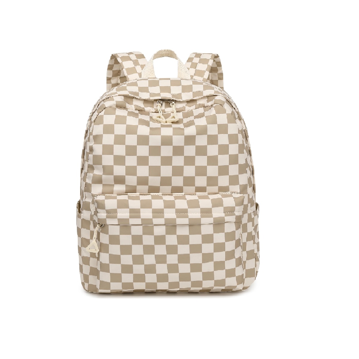 Grille blanche brune