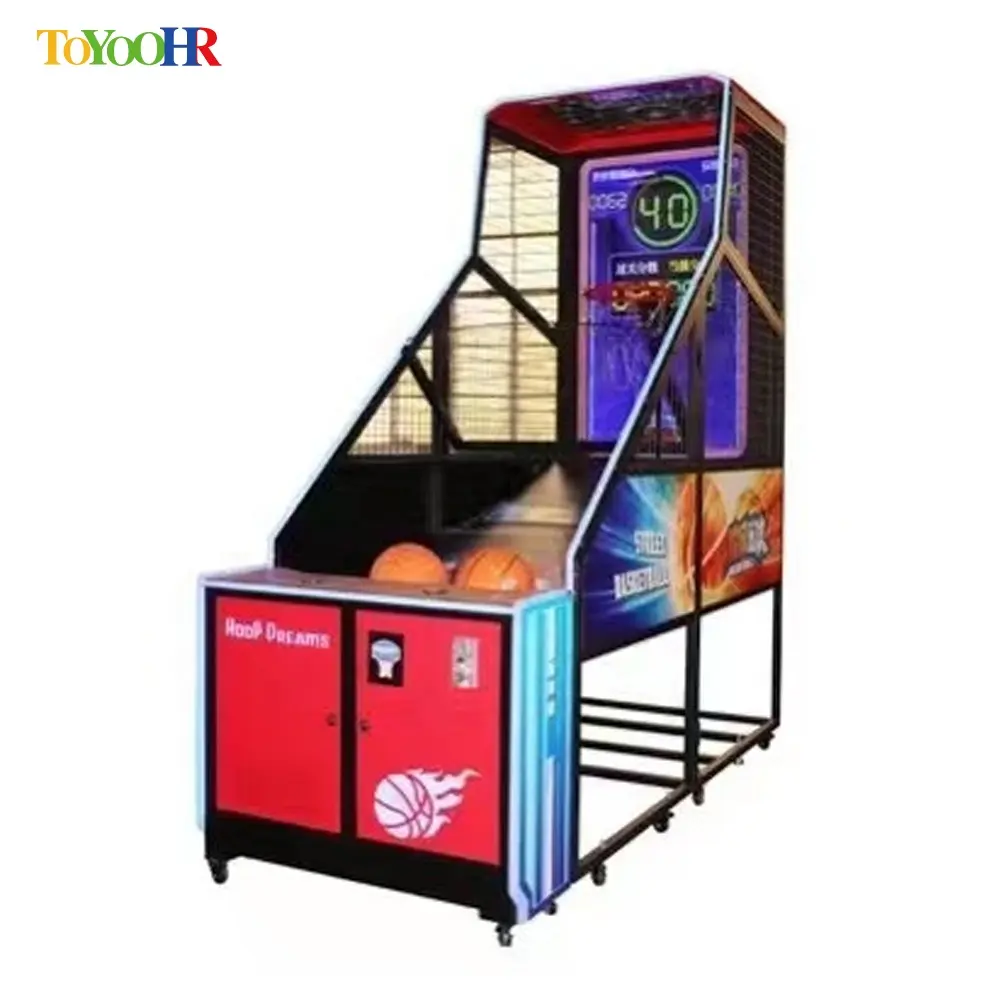 55 "Video Lcd Basketbalmachine Muntautomaat Volwassen Arcade Spelconsole Gesimuleerde Basketbalspelmachine