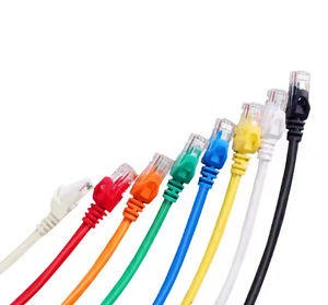 Fabrika doğrudan özel Cat5e Cat6 Cat6A Cat7 Cat8 Ethernet yama kablosu RJ45 konektörü dayanıklı bakırdan yapılmış 1m-50m - Product Image 1
