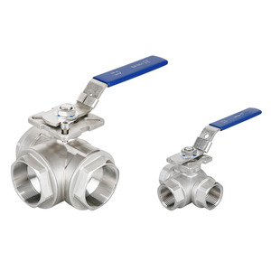ไฟฟ้า 3 ทาง 2 นิ้วบอลวาล์ว 3/4 สแตนเลสวาล์วบอลเกลียวภายนอกด้าย npt - Product Image 6