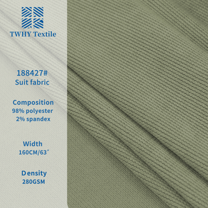 Sıcak satış 98 Polyester <span class=keywords><strong>2</strong></span> Spandex kumaş organik geniş Wale kadife Polyester giysi kumaşı takım elbise ve pantolon üniforma