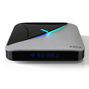 Alto rendimiento A95X F3 Air Amlogic S905X3 Quad-Core Cortex A55 Android Tv Box Quad Core Android 9,0 4K Wifi 2,4G/5G