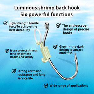 Hot-bán sáng tôm sống hooksoutdoor sáng tôm sống móc và fishhooks mà chống nước biển ăn mòn - Product Image 2