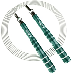 Corda di velocità regolabile in lega di alluminio per allenamento a casa per il pugilato MMA Muay Thai Cross Fit Training - Product Image 1