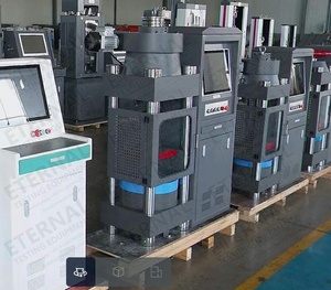 Máquina de prueba de compresión digital estándar ASTM, probador de fuerza de hormigón 2000/3000KN, potencia hidráulica Manual 220V, 1 año de garantía