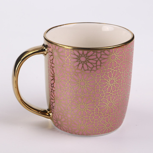 舒洛帕尔餐具2020最新现代设计个性化陶瓷杯与咖啡茶金色绘画 - Product Image 4