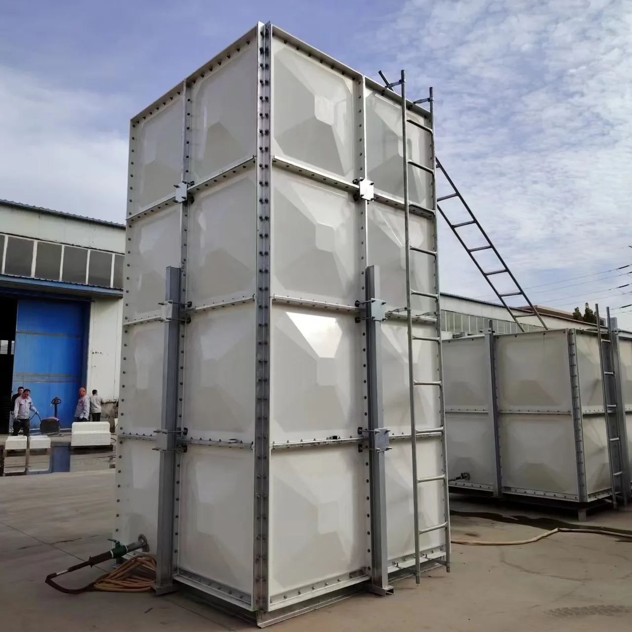 GFK Modular Panel FRP Wassertank für SMC Rechteckiges Wasser grp frp Wassertank für Sudan