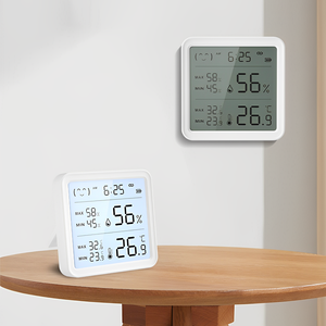 Termómetro inteligente Pantalla LCD Retroiluminación WiFi Soporte Alexa Asistente de Google Pantalla digital Sensor de temperatura y humedad Tuya - Product Image 4