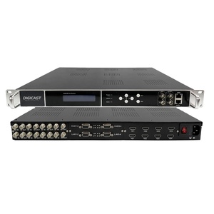 DVB IPTV Gateway Cable Digital TV cabecera DVB S2 HD IRD RF IP convertidor