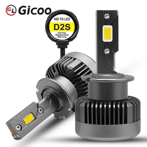 100W พลังงานสูง D1S D3S LED ไฟหน้า HID D2S D4S D5S D8S D1R D2R D3R Turbo LED 30000LM