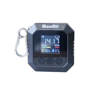 Safewill Atacado Portátil <span class=keywords><strong>CO2</strong></span> <span class=keywords><strong>Monitor</strong></span> de Qualidade do Ar Exterior Wearable <span class=keywords><strong>CO2</strong></span> Detector De Gás com Exibição de Umidade Temperatura Ambiente - Product Image 1